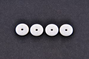 [OP-0192] 17mm SHOCK PISTON 1.0mm x 6 HOLES (POM), 4 pcs