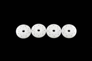 [OP-0194] 17mm SHOCK PISTON-BLANK (POM), 4 pcs